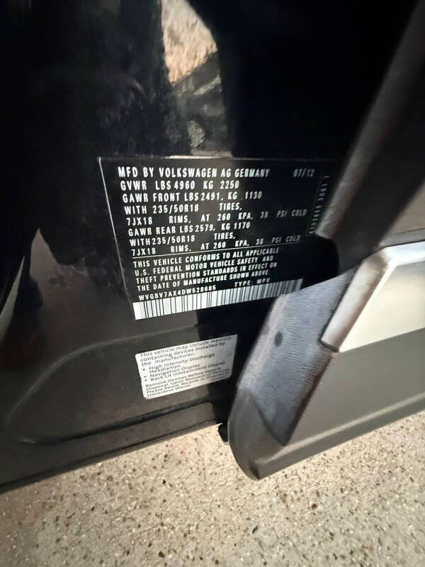 2013 Volkswagen Tiguan SE 4Motion