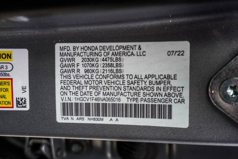 2022 Honda Accord Sport Special Edition