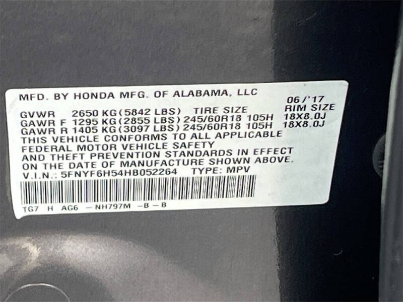 2017 Honda Pilot EX-L