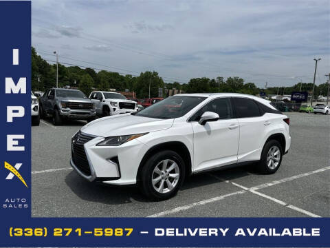 2016 Lexus RX 350 for sale at Impex Auto Sales in Greensboro NC