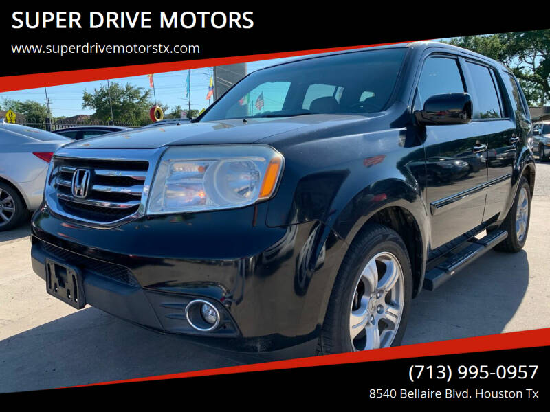 2012 Honda Pilot for sale at SUPER DRIVE MOTORS in Houston TX