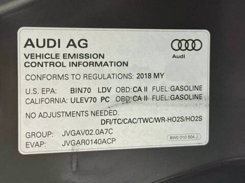 2018 Audi A5 2.0T quattro Premium Plus