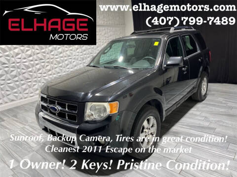 2011 Ford Escape for sale at Elhage Motors in Orlando FL