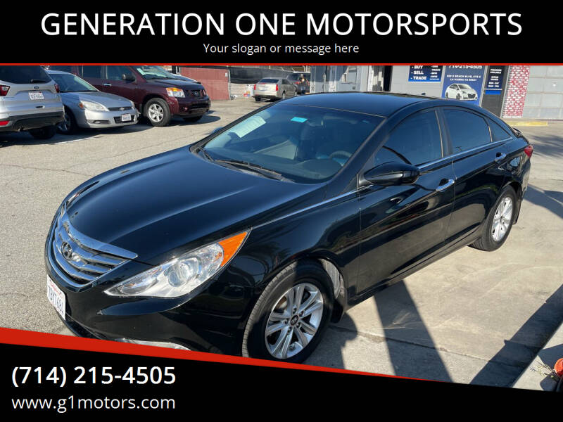 2013 Hyundai Sonata for sale at Generation 1 Motorsports in Whittier CA