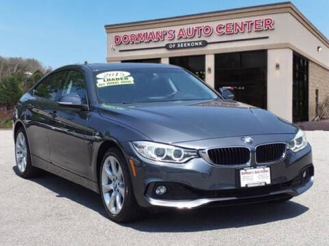 2015 BMW 4 Series for sale at DORMANS AUTO CENTER OF SEEKONK in Seekonk MA