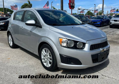 2015 Chevrolet Sonic for sale at AUTO CLUB OF MIAMI, INC in Miami FL
