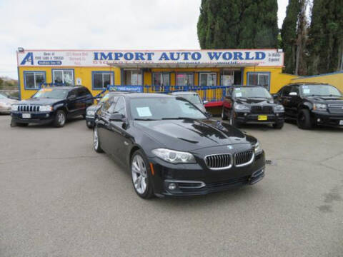 2016 BMW 5 Series for sale at Import Auto World in Hayward CA