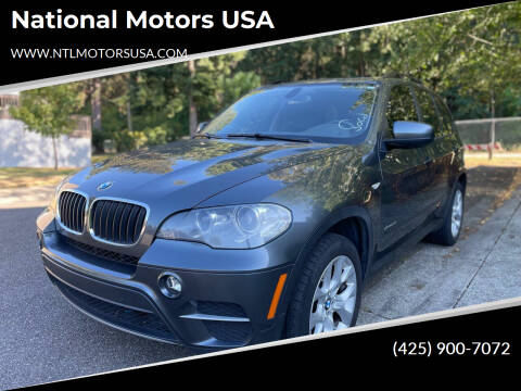 2013 BMW X5 for sale at National Motors USA in Bellevue WA