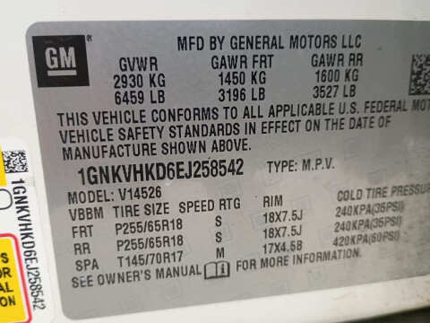 2014 Chevrolet Traverse LT