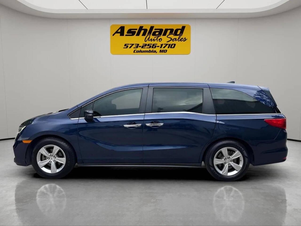 Blue 2018 Honda Odyssey EX EX 4dr Mini-Van 2