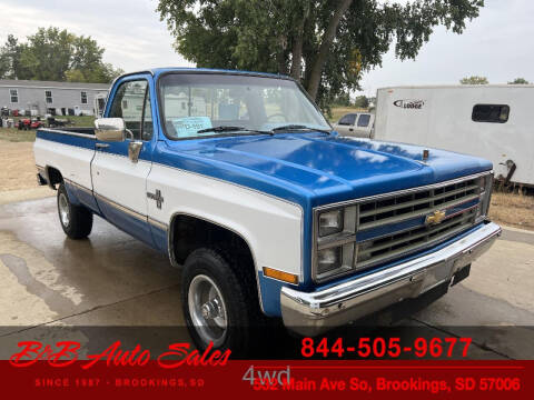1986 Chevrolet C/K 10 Series for sale at B & B Auto Sales in Brookings SD