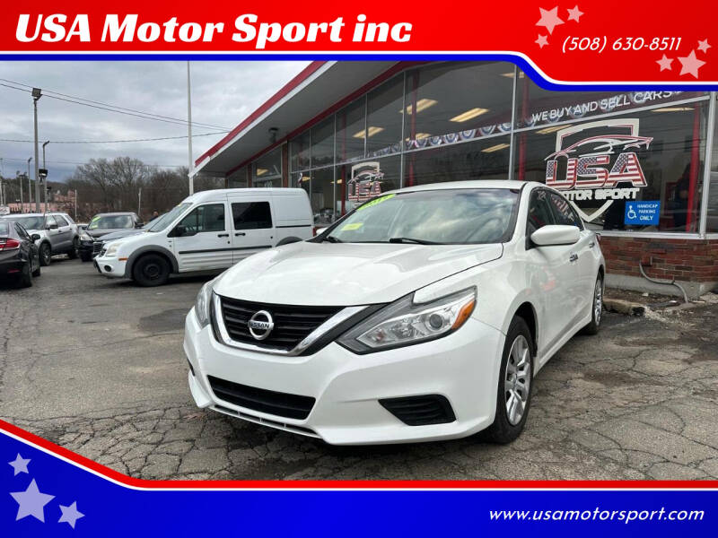 2017 Nissan Altima for sale at USA Motor Sport inc in Marlborough MA