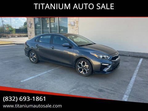 2021 Kia Forte for sale at TITANIUM AUTO SALE in Houston TX