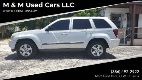 2007 Jeep Grand Cherokee for sale at M & M Used Cars LLC in Daytona Beach FL