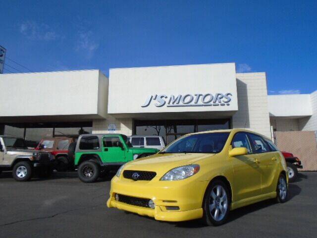 2004 Toyota Matrix for sale at J'S MOTORS in San Diego CA