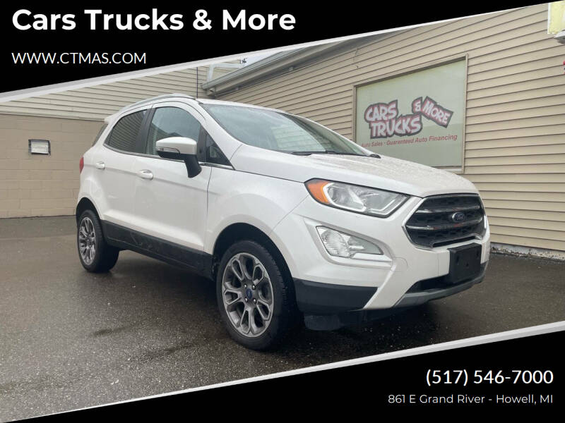 2020 Ford EcoSport for sale at Cars Trucks & More in Howell MI