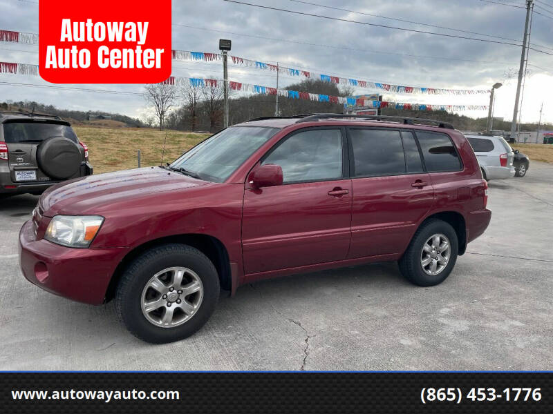 2004 Toyota Highlander for sale at Autoway Auto Center in Sevierville TN