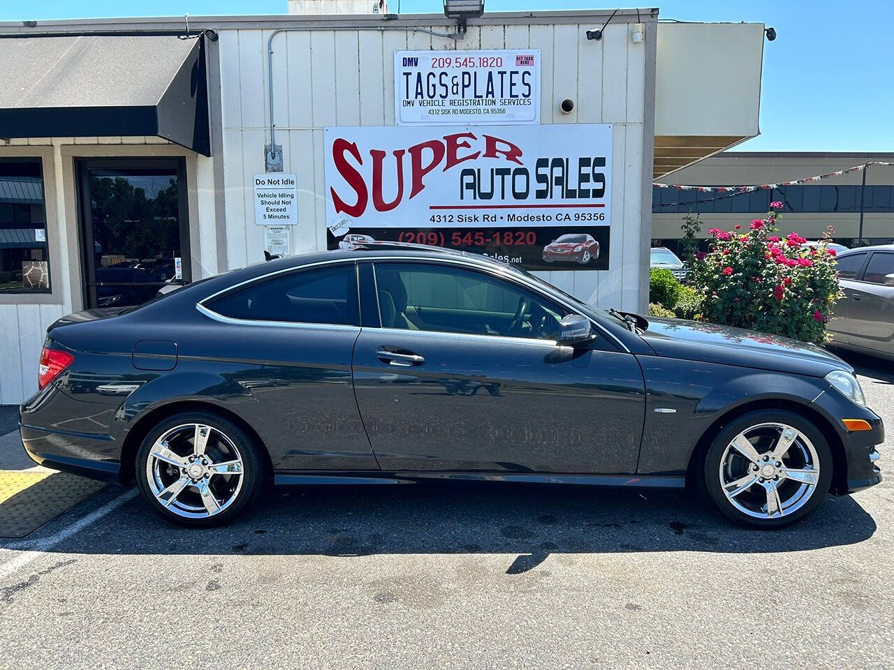 2012 Mercedes-Benz C-Class for sale at Super Auto Sales Modesto in Modesto, CA