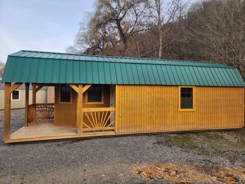  12x32 LOFTED BARN TREATED - PREMIUM PORCH for sale at Auto Energy - Timberline Barns in Lebanon VA