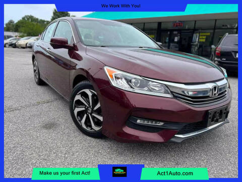 2016 Honda Accord for sale at Action Auto Specialist in Norfolk VA