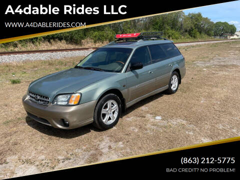 2004 Subaru Outback for sale at A4dable Rides LLC in Haines City FL