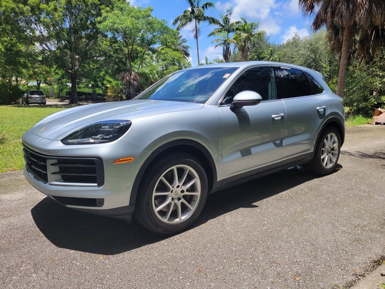 Silver 2024 Porsche Cayenne Base AWD 4dr SUV 1
