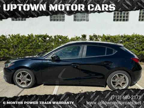 2015 Mazda MAZDA3 for sale at UPTOWN MOTOR CARS in Houston TX