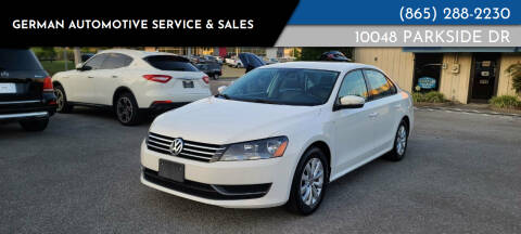 2015 Volkswagen Passat for sale at German Automotive Service & Sales in Knoxville TN