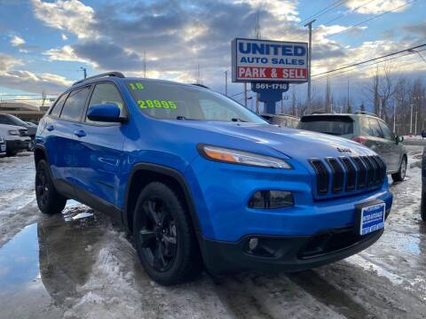 2018 Jeep Cherokee for sale at United Auto Sales in Anchorage AK