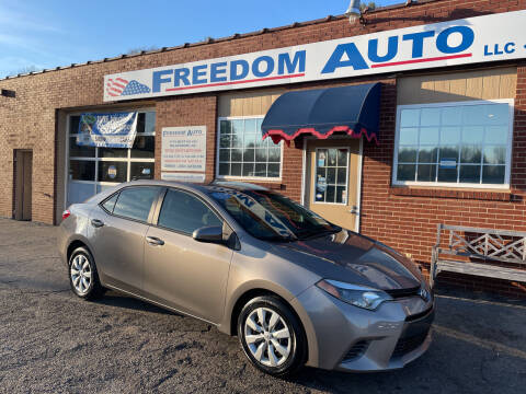 2016 Toyota Corolla for sale at FREEDOM AUTO LLC in Wilkesboro NC