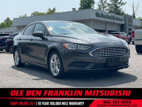 2018 Ford Fusion Hybrid for sale at Ole Ben Franklin Motors KNOXVILLE - Clinton Highway in Knoxville TN