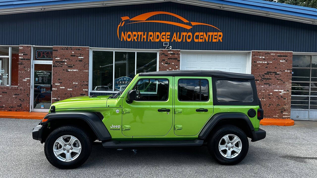 2019 Jeep Wrangler Unlimited for sale at North Ridge Auto Center LLC in Madison, OH