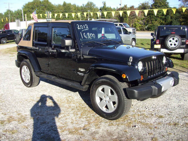 2012 Jeep Wrangler Unlimited for sale at Pre Owned Auto Truck Sales in Piedmont, SC