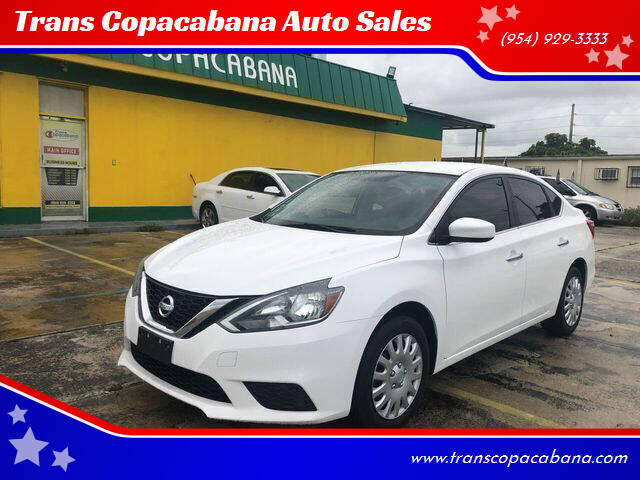 2016 Nissan Sentra for sale at TransCopacabana.Com in Hollywood FL