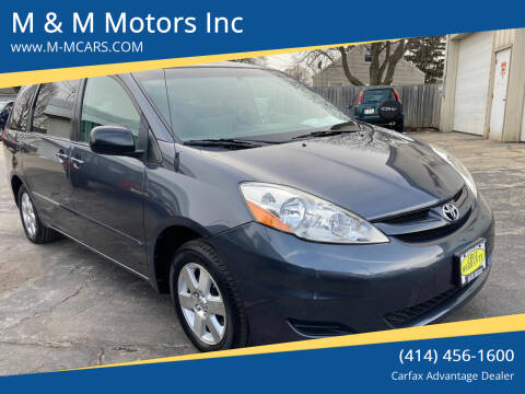 2007 Toyota Sienna for sale at M & M Motors Inc in West Allis WI
