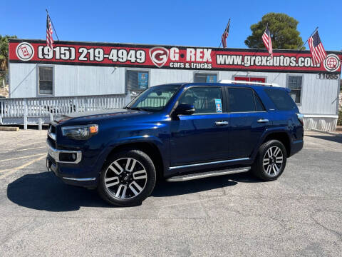 2015 Toyota 4Runner for sale at G Rex Cars & Trucks in El Paso TX