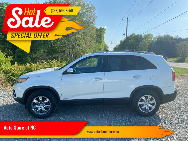 2012 Kia Sorento for sale at Auto Store of NC in Walkertown NC