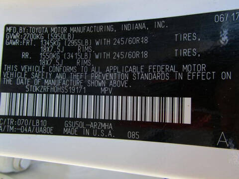 2017 Toyota Highlander XLE