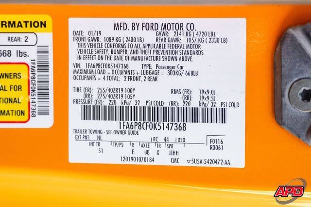 2019 Ford Mustang GT Premium