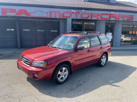 2004 Subaru Forester for sale at PA Motorcars in Conshohocken PA