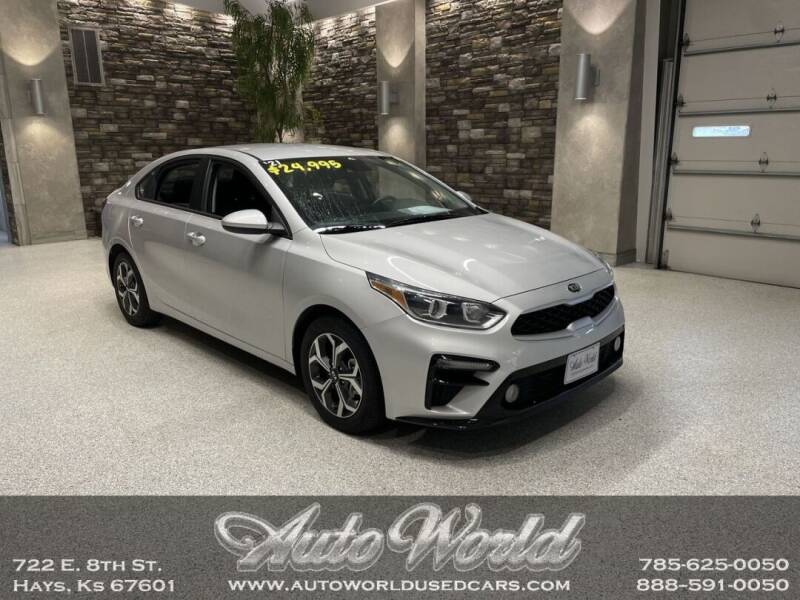 2021 Kia Forte for sale at Auto World Used Cars in Hays KS