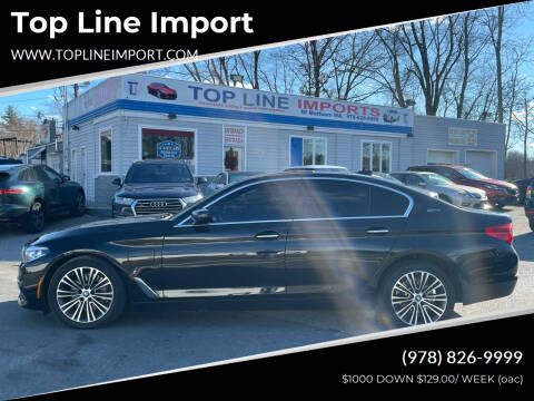 2018 BMW 5 Series for sale at Top Line Import of Methuen in Methuen MA
