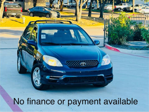 2004 Toyota Matrix for sale at Texas Drive Auto in Dallas TX