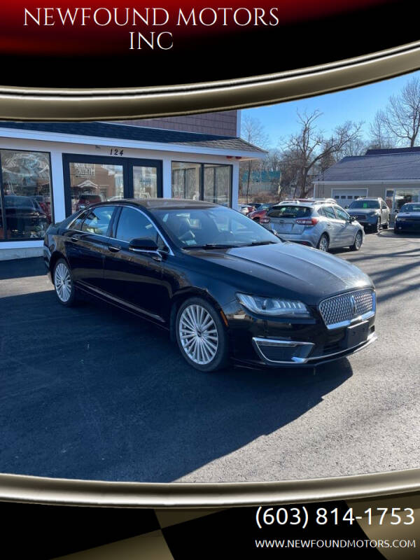 2017 Lincoln MKZ for sale at NEWFOUND MOTORS INC in Seabrook NH