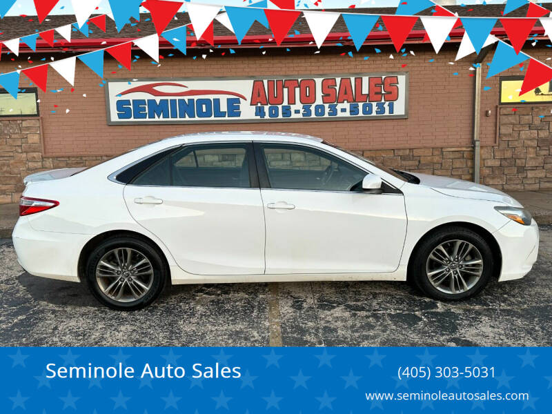 2017 Toyota Camry for sale at Seminole Auto Sales in Seminole OK