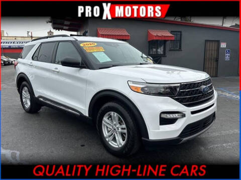 2020 Ford Explorer for sale at Pro X Motors in South Gate CA