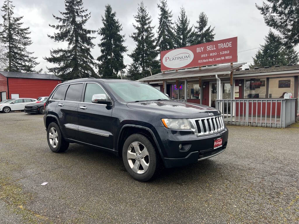 2011 Jeep Grand Cherokee for sale at PLATINUM AUTO SALES INC in Lacey, WA