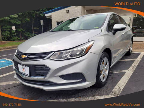 2017 Chevrolet Cruze for sale at World Auto in Fredericksburg VA