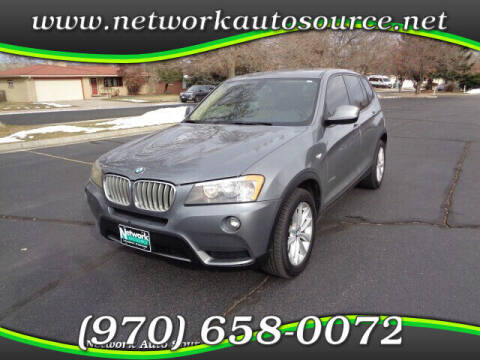 2013 BMW X3 for sale at Network Auto Source in Loveland CO