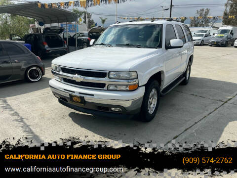 2005 Chevrolet Tahoe for sale at CALIFORNIA AUTO FINANCE GROUP in Fontana CA
